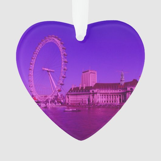 london hot roze ornament (voorkant)