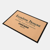 London House Restaurant Club, Chicago, IL Deurmat (Schuin)