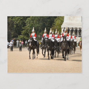 London, Household Cavalry, Changing the Guard Briefkaart