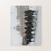 London Household Cavalry in de sneeuwpuzzel Legpuzzel (Verticaal)