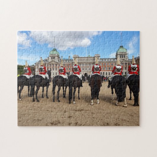 London Household Cavalry puzzle Legpuzzel (Horizontaal)