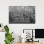 London Houses of Parliament & Big Ben Poster (Thuiskantoor)