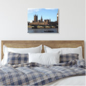 London Houses of Parliament Canvas Afdruk (Insitu (Slaapkamer))