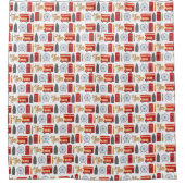 London Icon Collage Douchegordijn (Voorkant)