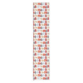 London Icon Collage Korte Tafelloper (Voorkant)