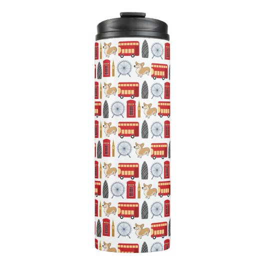 London Icon Collage Thermosbeker (Voorkant)