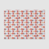 London Icon Collage Tissuepapier (Voorkant)