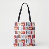 London Icon Collage Tote Bag (Voorkant)