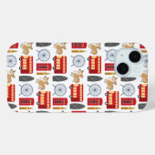London Icon en Corgi Collage Case-Mate iPhone Case (Achterkant (horizontaal))