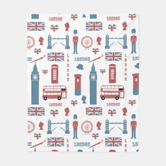 London Icons Fleece Deken (Voorkant)