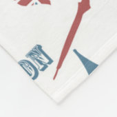 London Icons Fleece Deken (Hoek)