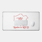 London Is Red Arsenal  Bureaumat (Keyboard & Muis)