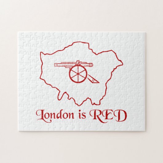 London Is Red Arsenal Legpuzzel (Horizontaal)