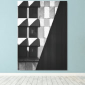 London Kantoor Block Architecture fine art study Canvas Afdruk (Insitu (Houten vloer))