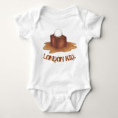London Kind Sticky Toffee Pudding British Food UK Romper (Voorkant)