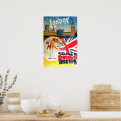 London Kunst Engeland Reisposter UK Print Engels  (Keuken)