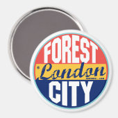 London  Label Magneet (Voorkant / Achterkant)