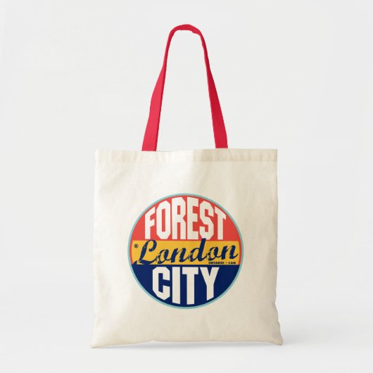 London Label Tote Bag (Voorkant)