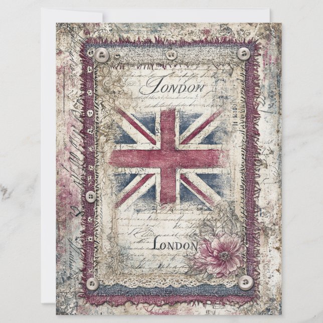 London & Lace Decoupage Scrapbook Papier (Voorkant)