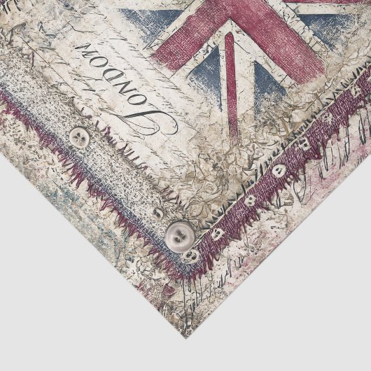 London & Lace Decoupage Tissue Paper Tissuepapier (Detail)