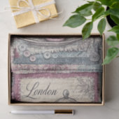 London & Lace Decoupage Tissue Paper Tissuepapier (Geschenk)