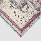 London & Lace Decoupage Tissue Paper Tissuepapier (Detail)