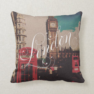 London Landmark  Big Ben Photo Kussen