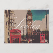 London Landmark Vintage Photo Briefkaart (Voorkant)