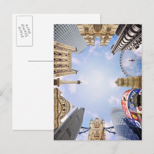 London Landmarks Briefkaart (Voorkant / Achterkant)