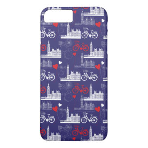 London Landmarks Pattern Case-Mate iPhone Case