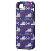 London Landmarks Pattern Case-Mate iPhone Case (Achterkant Links)