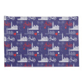 London Landmarks Pattern Kussensloop (Achterkant-Rechts)