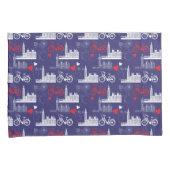 London Landmarks Pattern Kussensloop (Voorkant-Rechts)