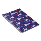 London Landmarks Pattern Notitieboek (Rechterzijde)