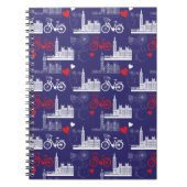 London Landmarks Pattern Notitieboek (Voorkant)