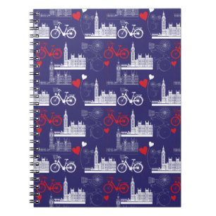 London Landmarks Pattern Notitieboek