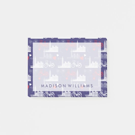 London Landmarks Pattern Post-it® Notes (Voorkant)
