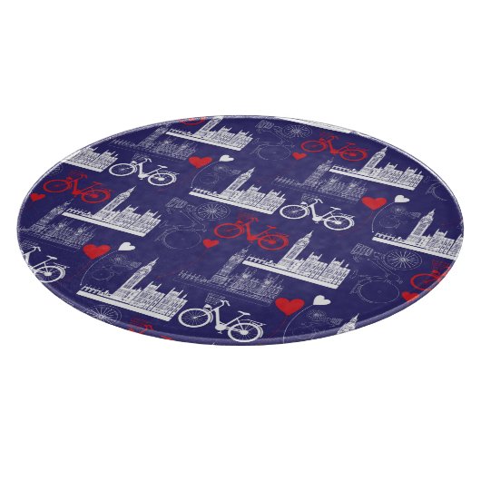 London Landmarks Pattern Snijplank (Hoek)