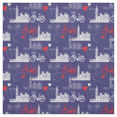 London Landmarks Pattern Stof (Swatch)