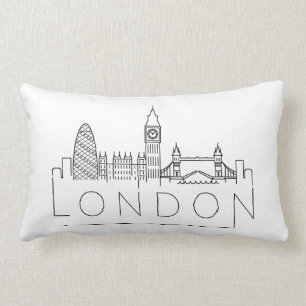 London Landmarks   Skyline Lumbar Pillow Kussen