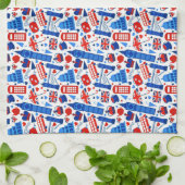 London Landmarks Theedoek (Gevouwen)