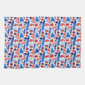 London Landmarks Theedoek (Horizontaal)