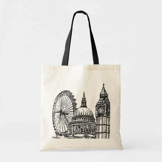 London Landmarks Tote Bag (Voorkant)