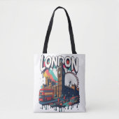London Landmarks Tote Bag (Voorkant)