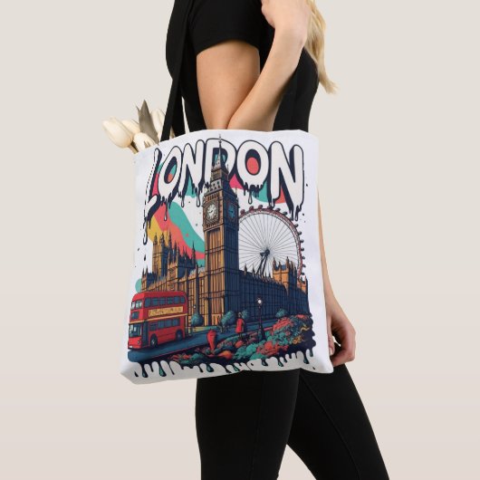 London Landmarks Tote Bag (Dichtbij)