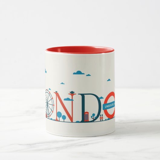 London Landmarks UK Red Mok (Midden)