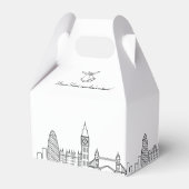 London Landmarks | Weddenschap-evenement voor een  Bedankdoosjes (Achterkant)
