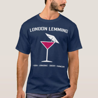 London Lemming Cocktail Johnny English Movie famil T-shirt