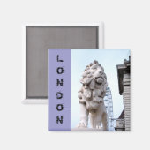 London Lion Statue Magneet (Voorkant / Achterkant)