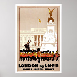 London LNER England Vintage Travel Poster